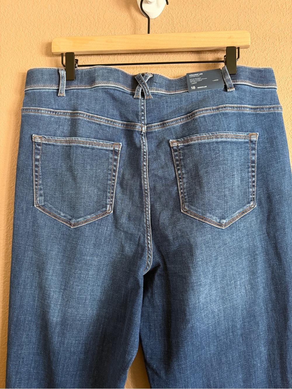 J. Jill Women’s High Rise Straight Leg Jeans Portside Wash Size 18 NWT - Picture 11 of 16